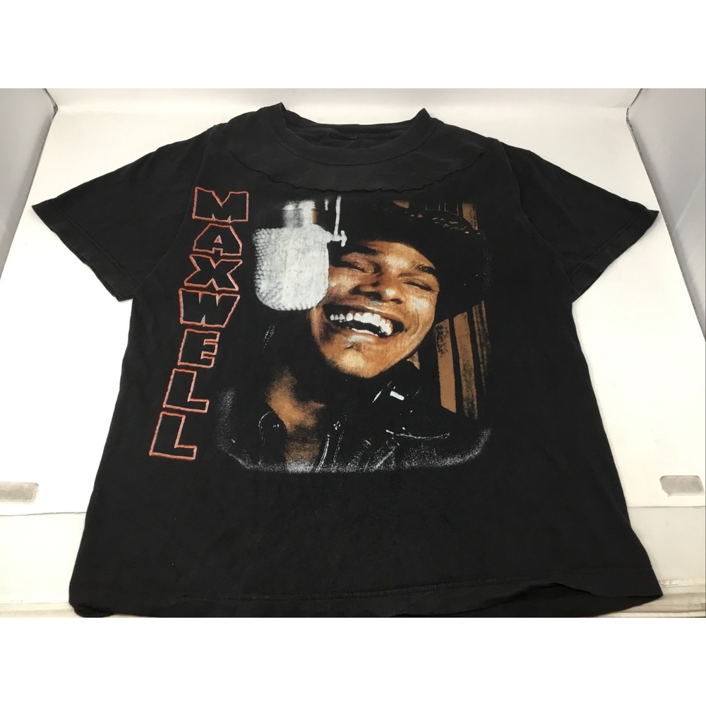 2001 Maxwell Tour T-shirt Rap Tee Concert Damaged See Pics For Measurements